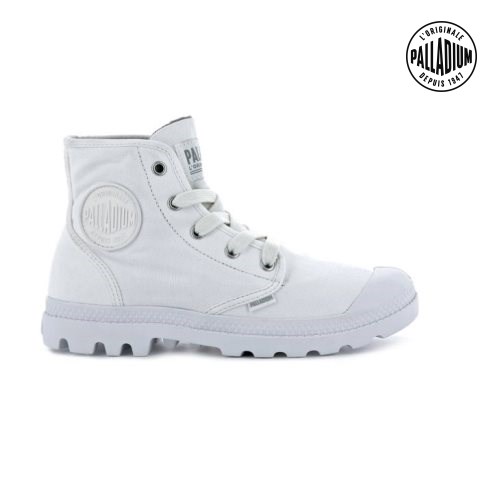 Dámské Boty Palladium Pampa Hi Bílé | CZ WKY-72B